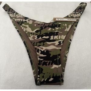 Skims Women's Recycled Swim Cheeky Tanga In Camo Pattern In Size XL